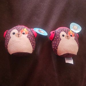 NWT 2 Mcdonalds Squishmallows Hans Hedgehog